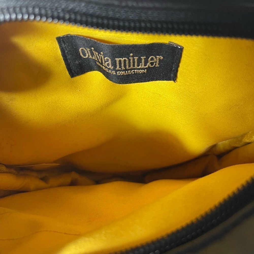 Olivia Miller the collection Emoji smiley yellow and black crossbody. - Picture 9 of 11